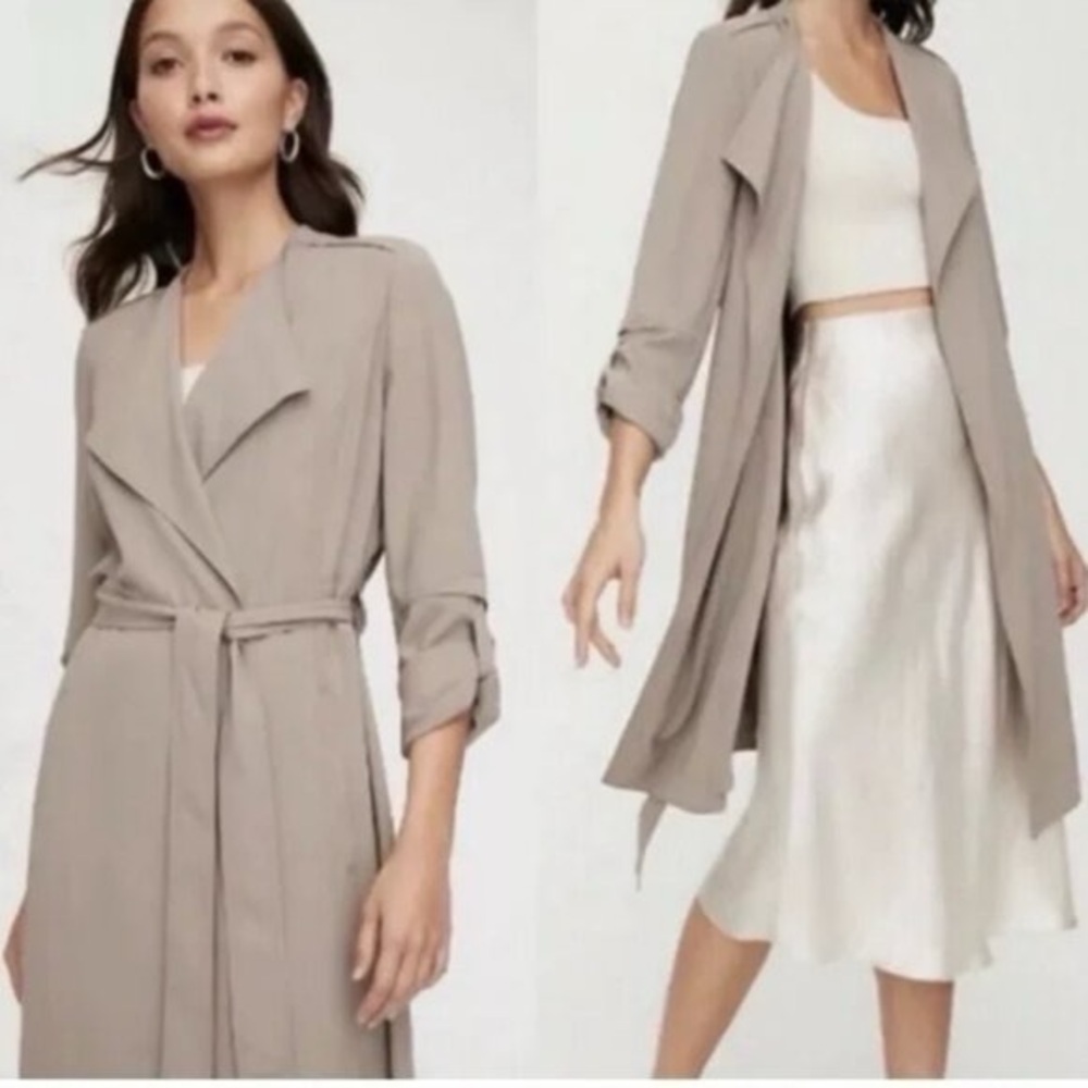 Babaton Women's Beige Trench Coat